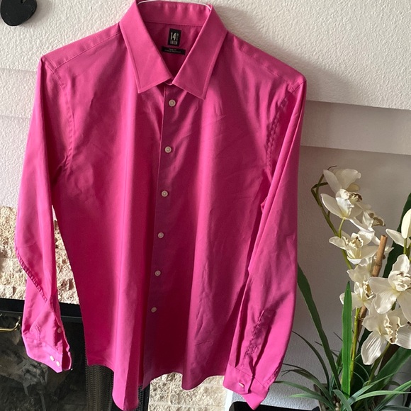 14th and Union Shirts Mens Hot Pink Dress Shirt Poshmark